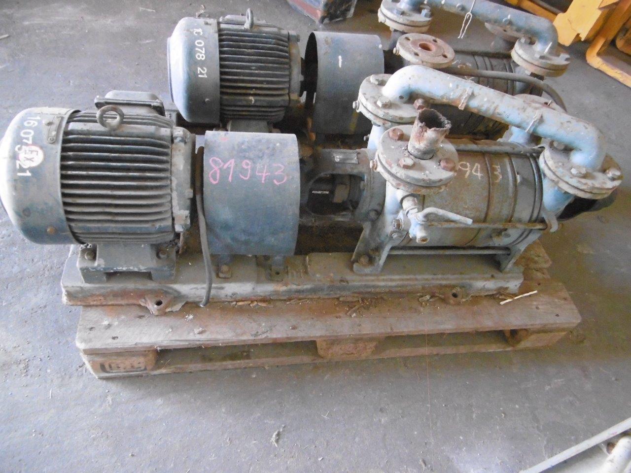 IPP# 81943,   Carbon Steel  Pump-Vacuum For Sale