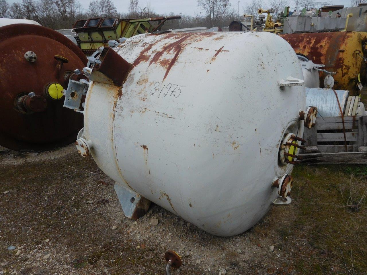 IPP# 81975, 1,893 L (500 gallons)  Glasslined Batch-Type Agitated Reactor For Sale