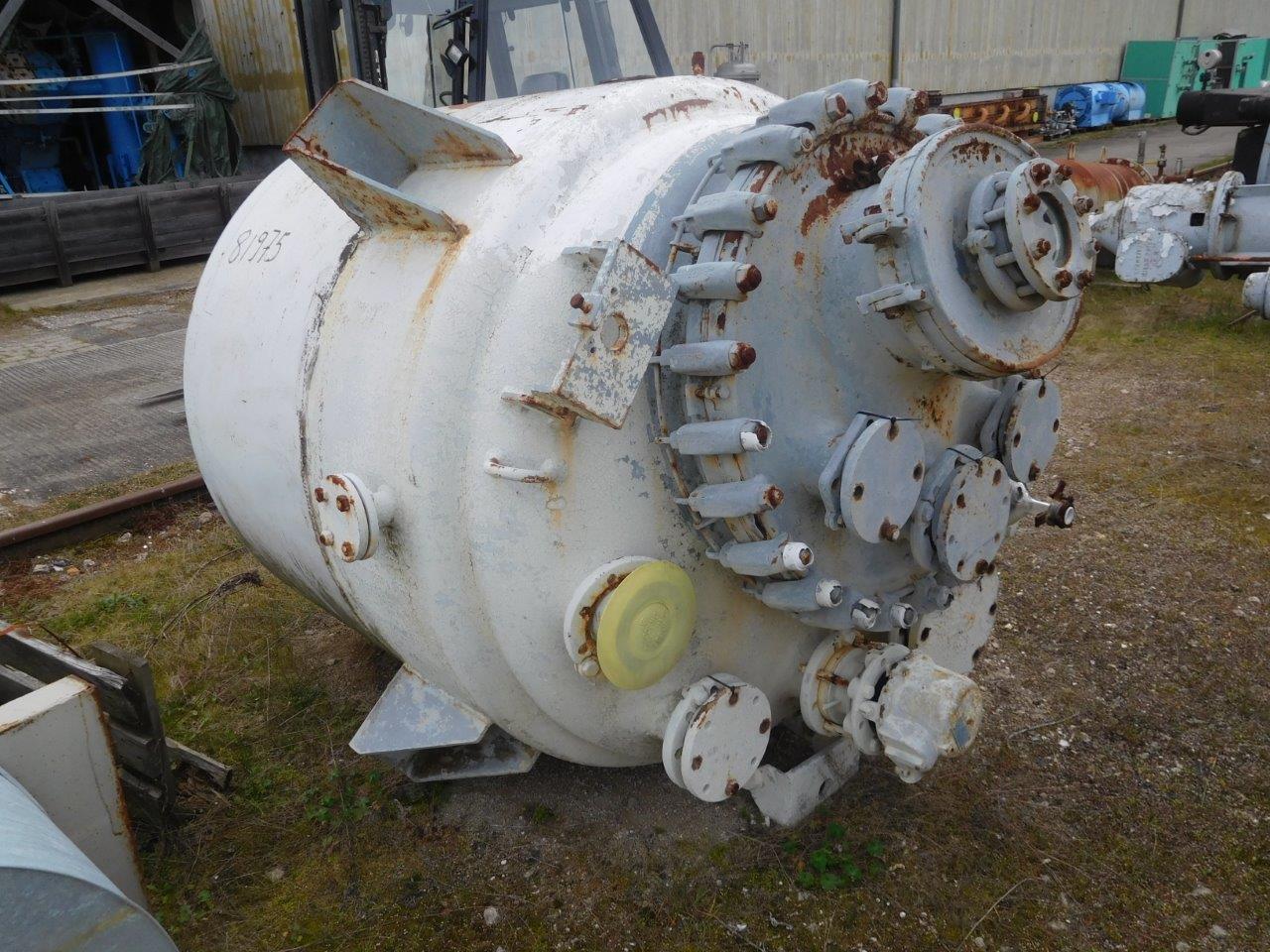 IPP# 81975, 1,893 L (500 gallons)  Glasslined Batch-Type Agitated Reactor For Sale