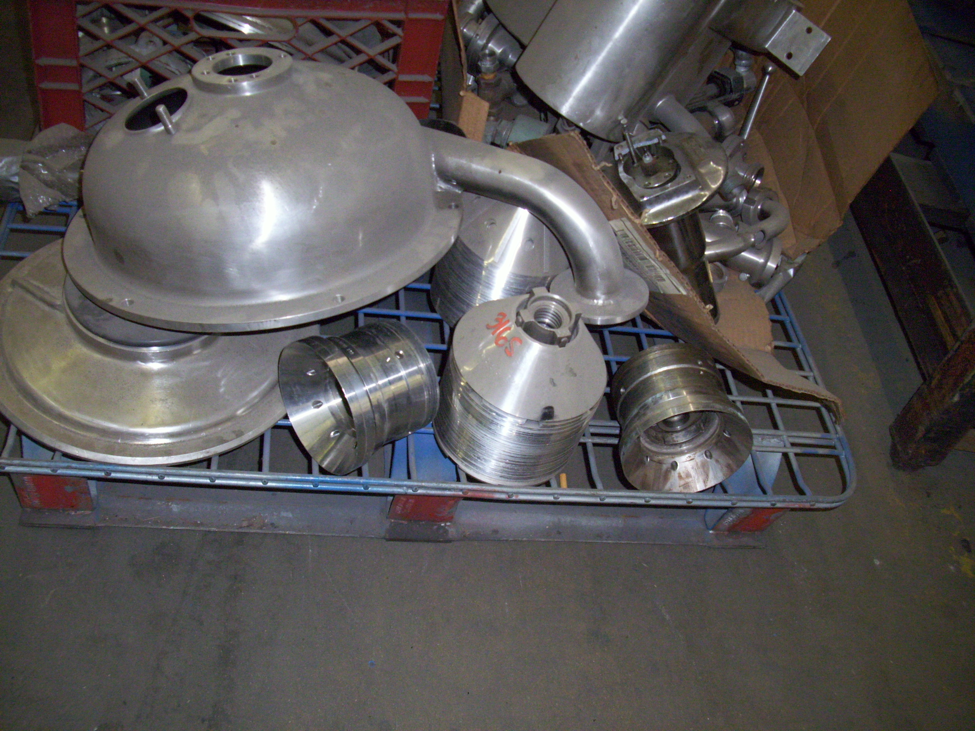 IPP# 85754, 3.7 kW (5 HP)  Stainless Steel 316  Centrifuge-Disc Bowl For Sale