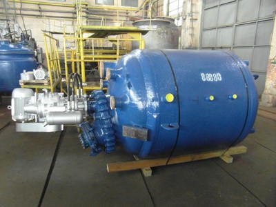  Batch-Type Agitated Reactor 2,850 L (750 gallons) Glasslined For Sale - IPP# 88880