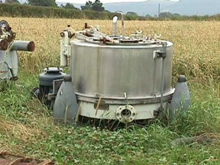  Stainless Steel Austentic Manual Discharge-Top Centrifuge-Basket