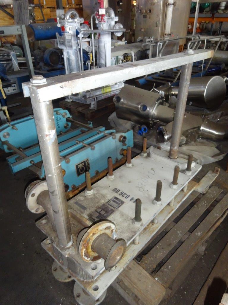 IPP# 89041, 22.4 m² (241.5 ft²)  Stainless Steel Austentic Plate and Frame Heat Exchanger For Sale