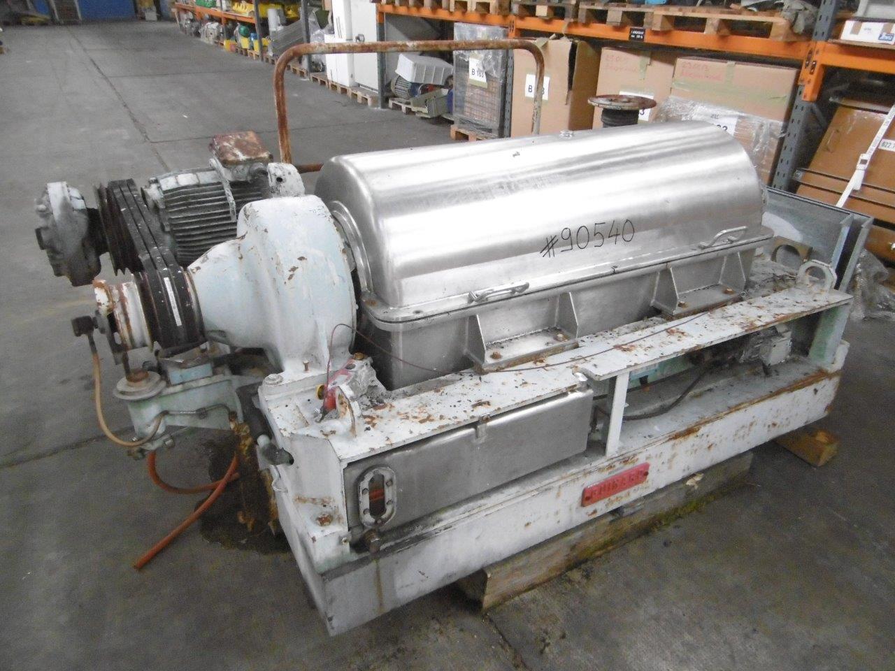 Stainless Steel 316 Guinard (France) 43E Centrifuge-Solid Bowl-Decanter - IPP# 90540