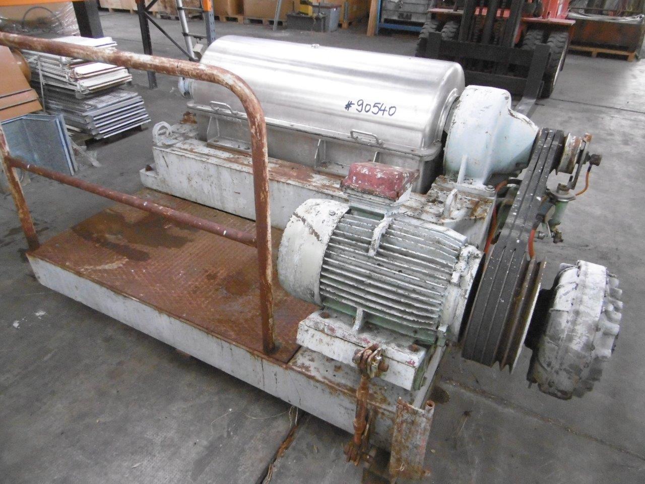 Stainless Steel 316 Guinard (France) 43E Centrifuge-Solid Bowl-Decanter - IPP# 90540