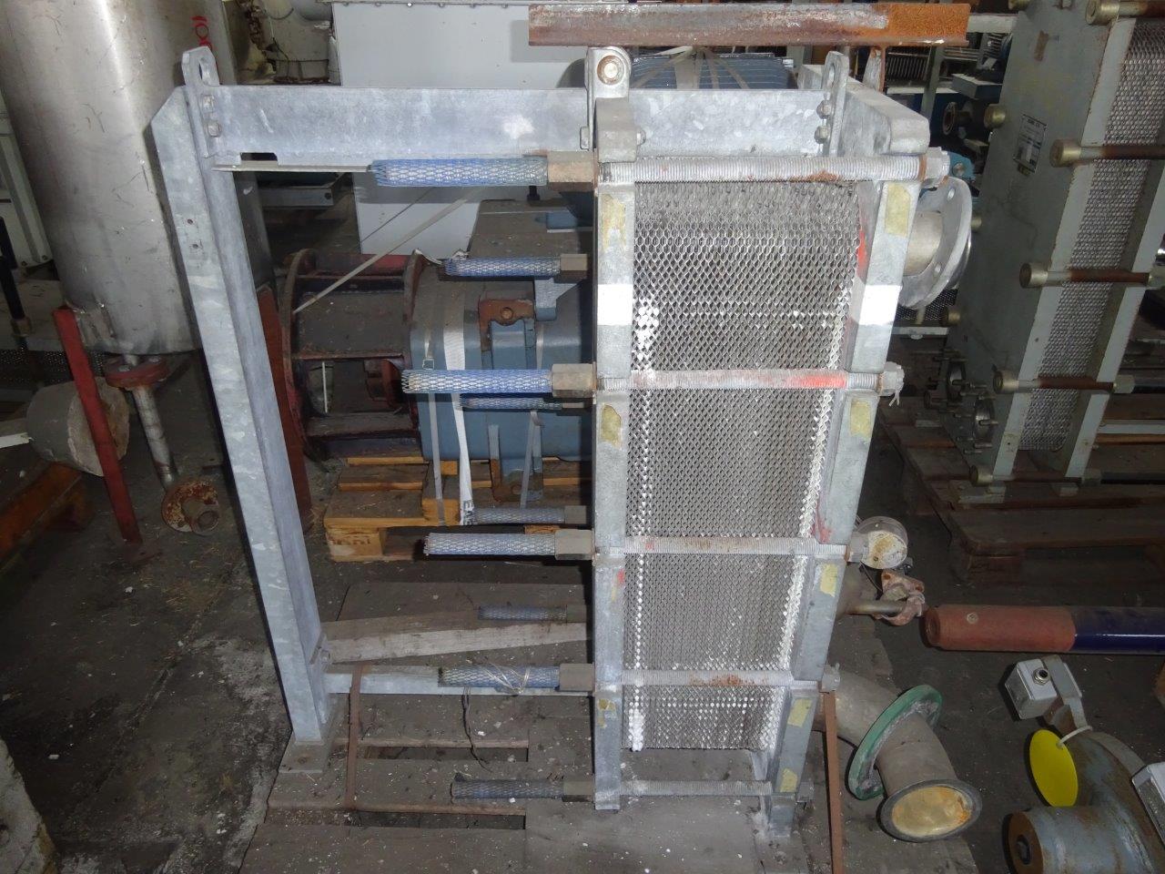 IPP# 90596, 16.8 m² (180.8 ft²)  Stainless Steel 316 Plate and Frame Heat Exchanger For Sale