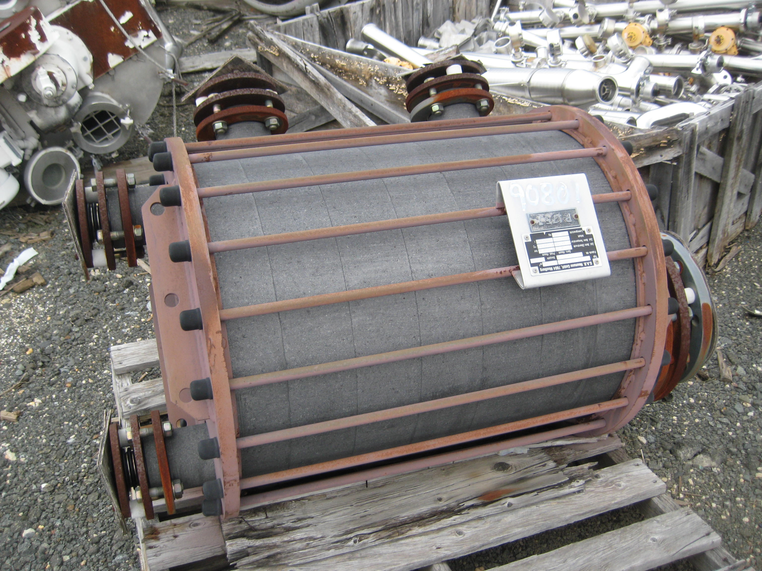 IPP# 90801, 5.7 m² (61 ft²)  Graphite Spiral Heat Exchanger For Sale