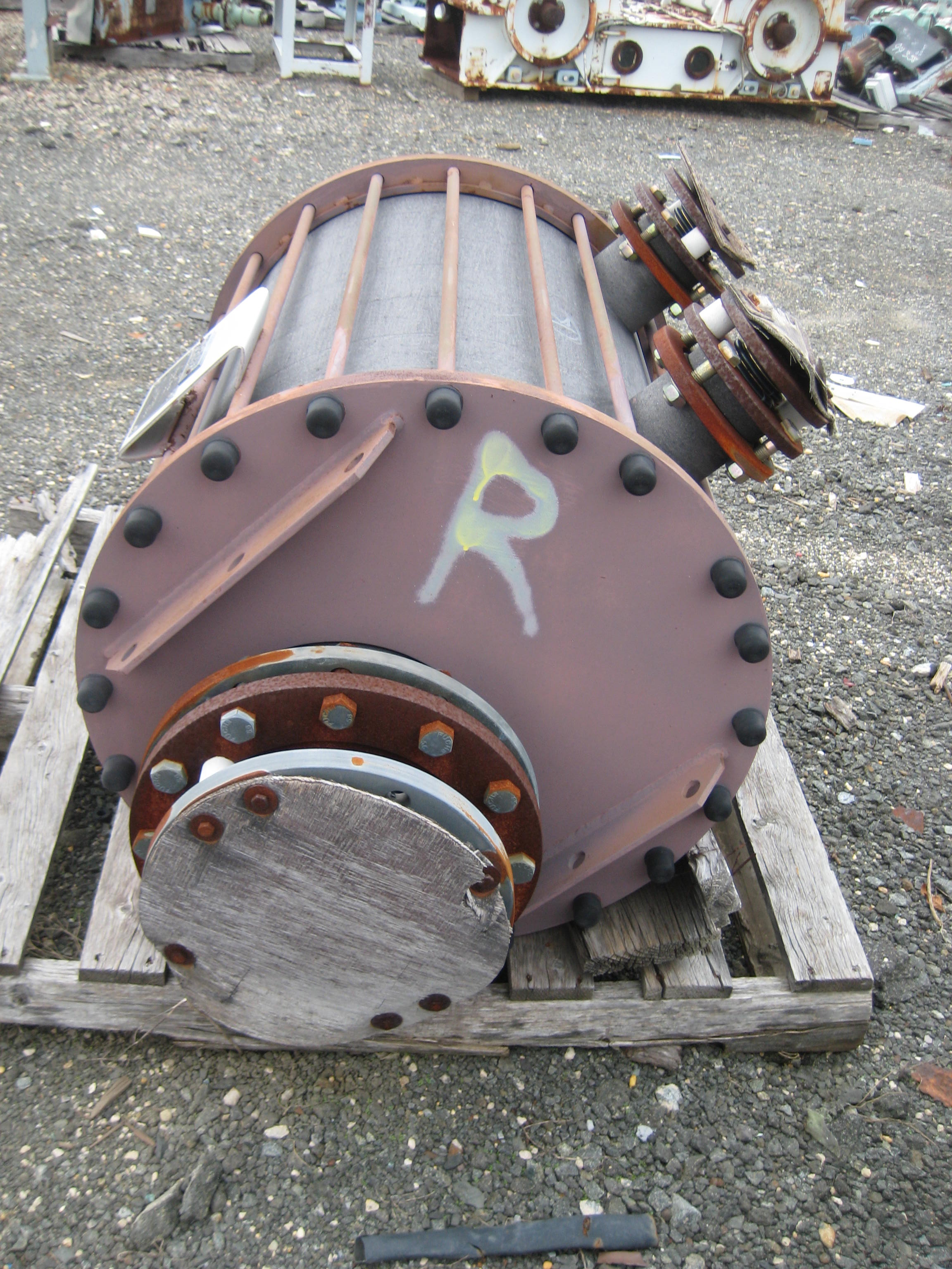 IPP# 90801, 5.7 m² (61 ft²)  Graphite Spiral Heat Exchanger For Sale