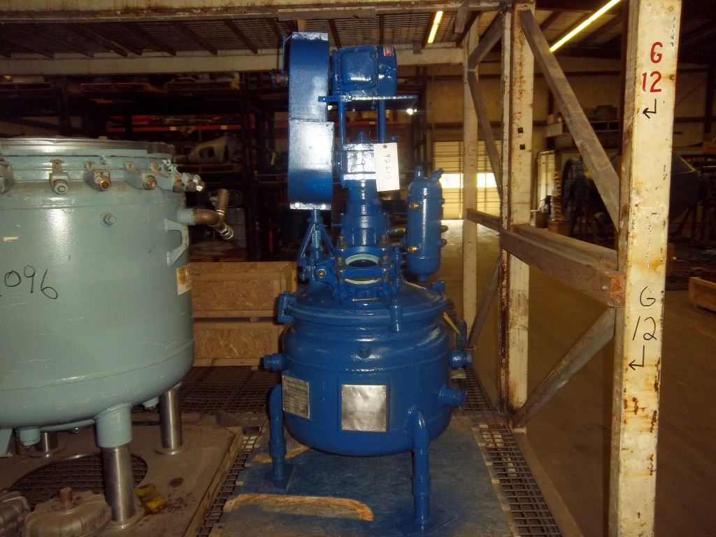 IPP# 92617, 75.7 L (20 gallons)  Glasslined Batch-Type Agitated Reactor For Sale