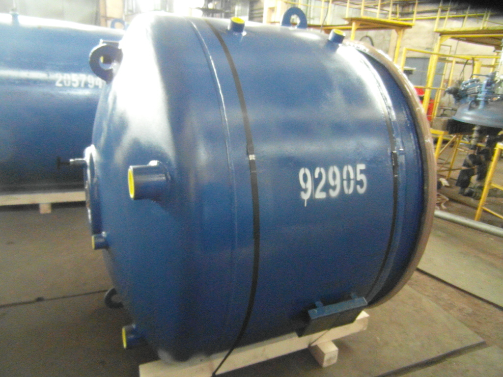 IPP# 92905, 1,893 L (500 gallons)  Glasslined Batch-Type Agitated Reactor For Sale