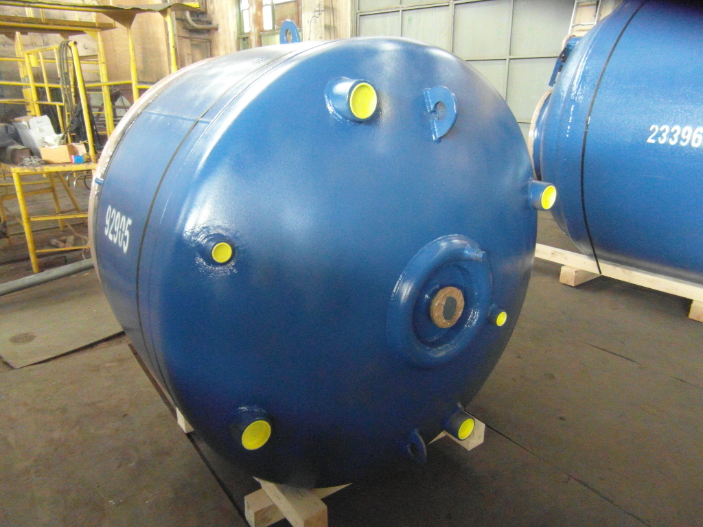 IPP# 92905, 1,893 L (500 gallons)  Glasslined Batch-Type Agitated Reactor For Sale