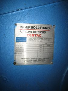  Centrifugal Compressor 9,000 m3/h (5,300 CFM)  For Sale - IPP# 93515