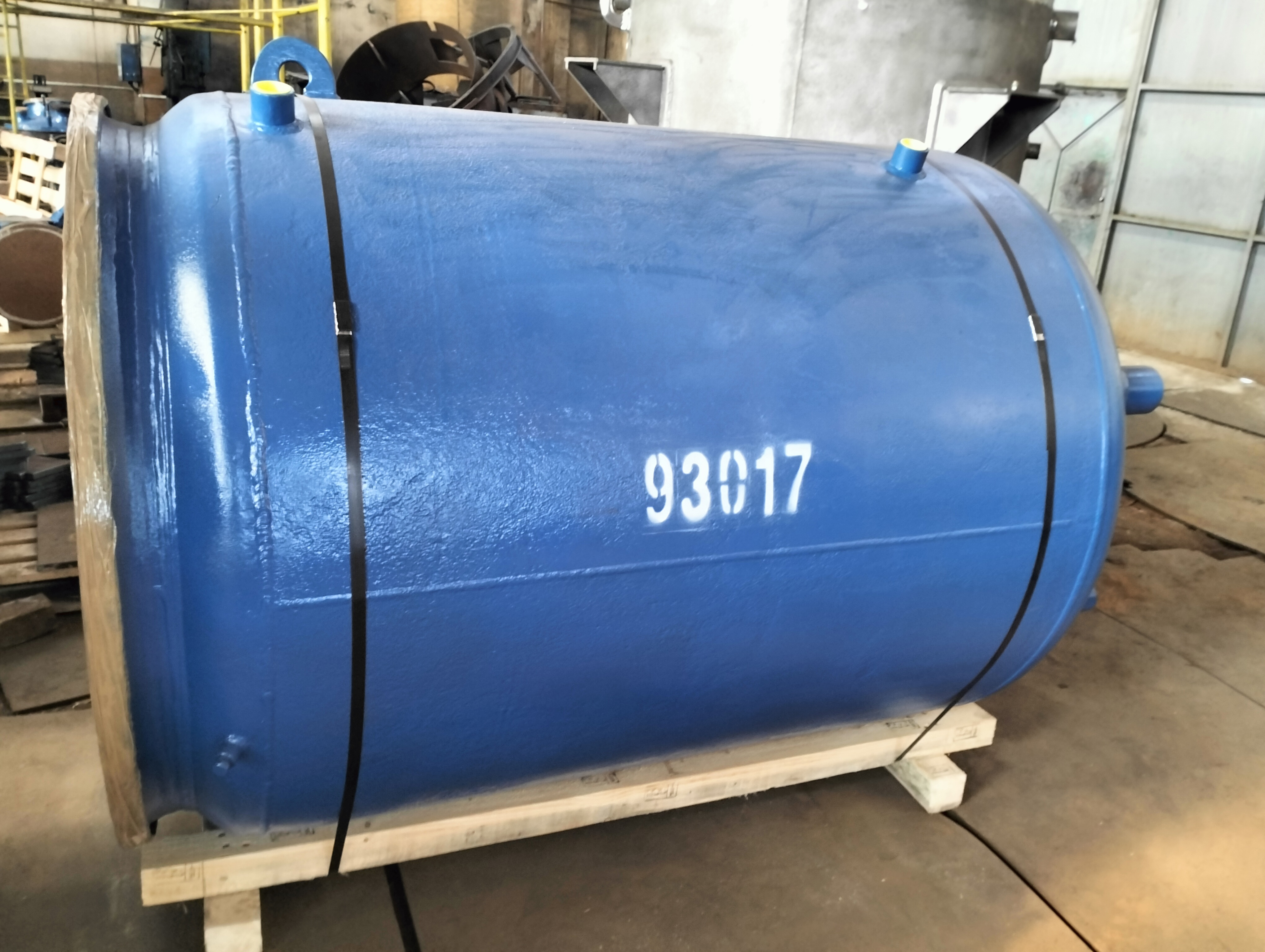 IPP# 93017, 1,893 L (500 gallons)  Glasslined Batch-Type Agitated Reactor For Sale