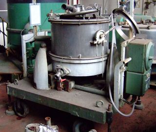  Stainless Steel 316 Manual Discharge-Top Centrifuge-Basket