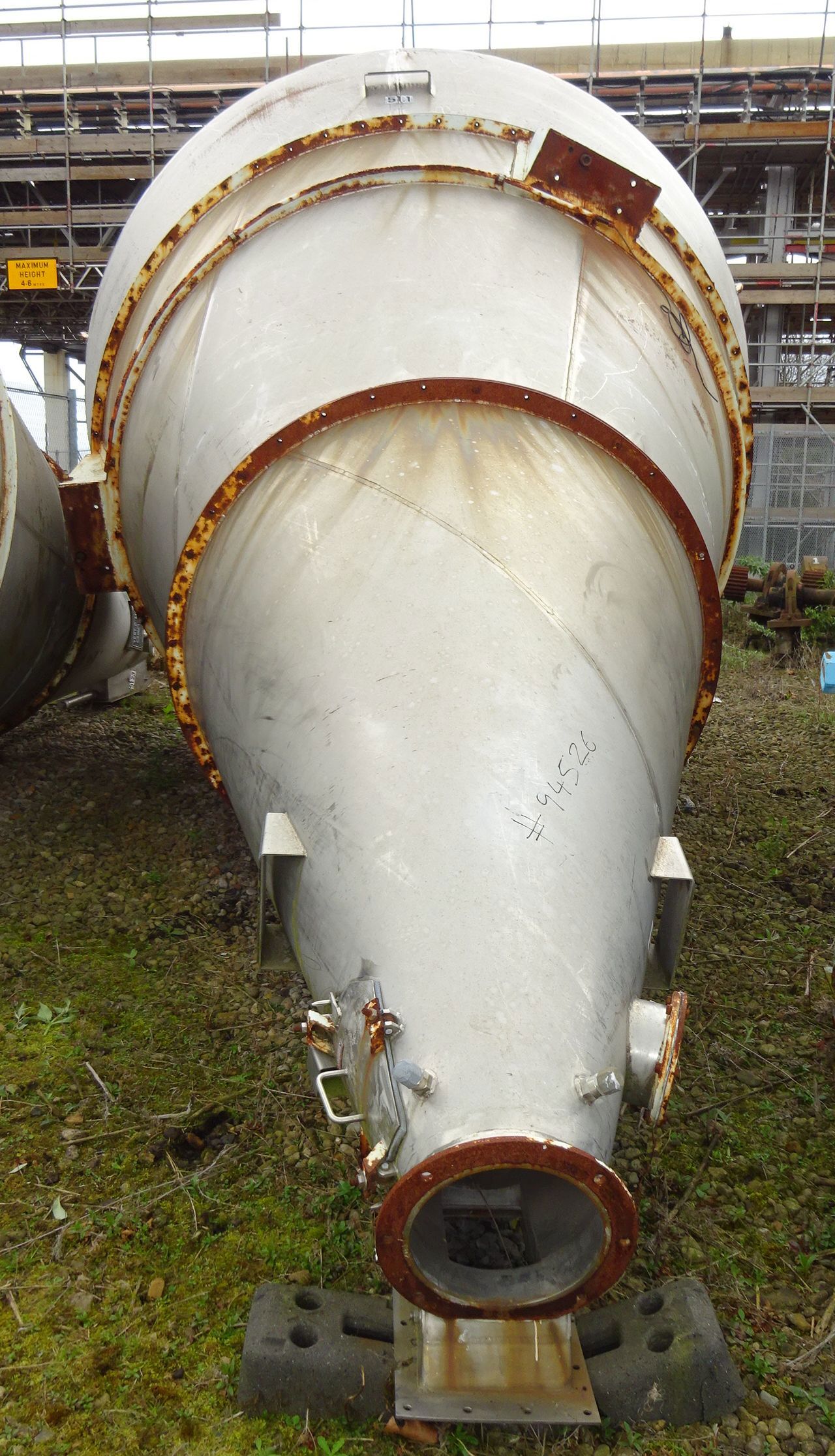 IPP# 94526, 15,000 L (3,963 gallons)  Stainless Steel 304  Mixer-Nauta For Sale