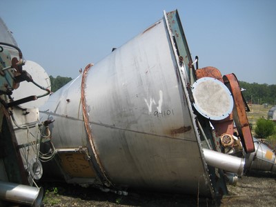 IPP# 94101, 7,000 L (1,849 gallons)  Stainless Steel 304  Mixer-Nauta For Sale