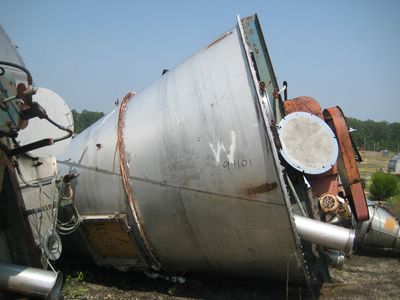 IPP# 94101, 7,000 L (1,849 gallons)  Stainless Steel 304  Mixer-Nauta For Sale