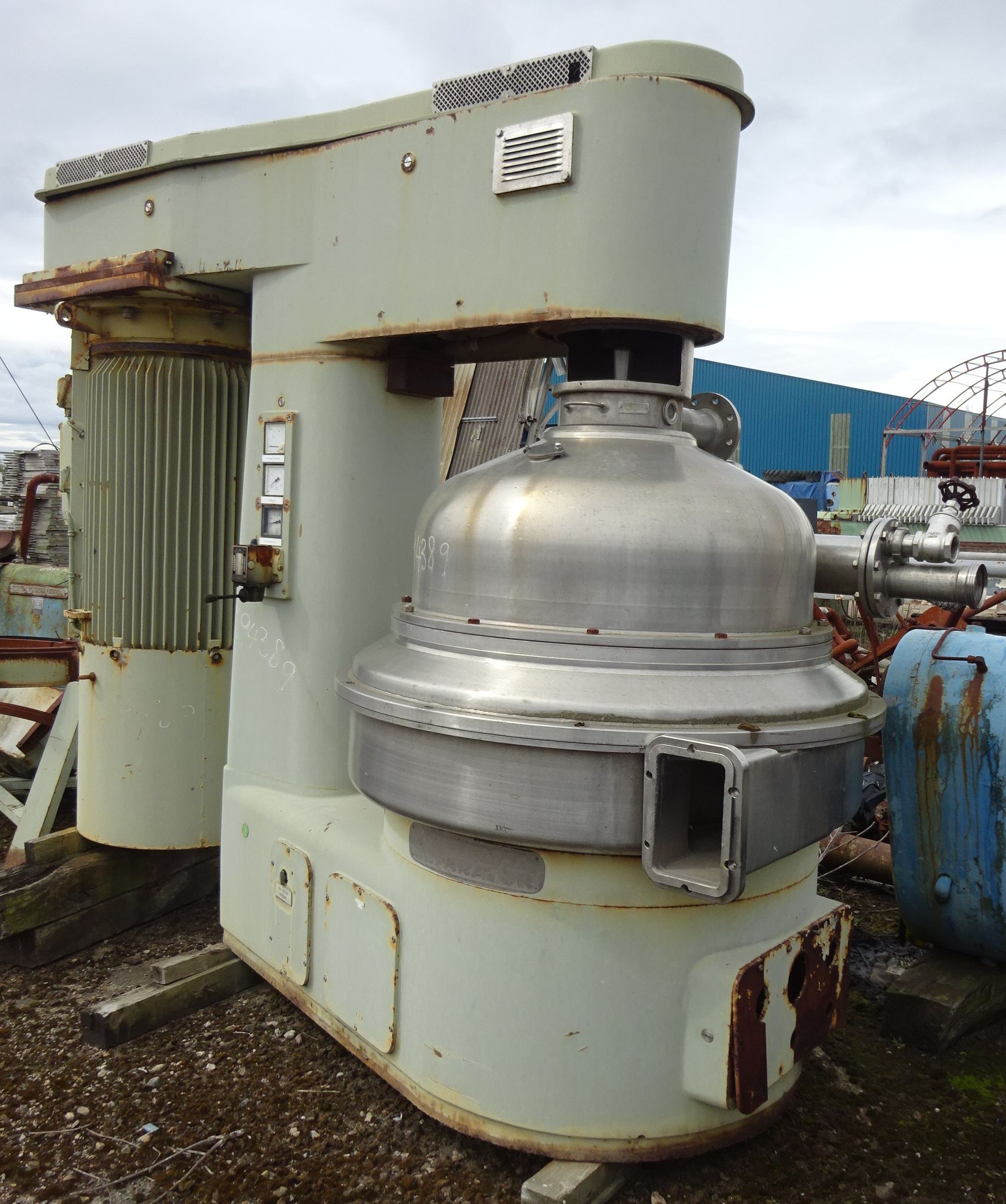 IPP# 94389, 150 kW (201.2 HP)  Stainless Steel 316  Centrifuge-Disc Bowl For Sale