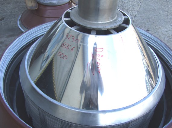 IPP# 94389, 150 kW (201.2 HP)  Stainless Steel 316  Centrifuge-Disc Bowl For Sale