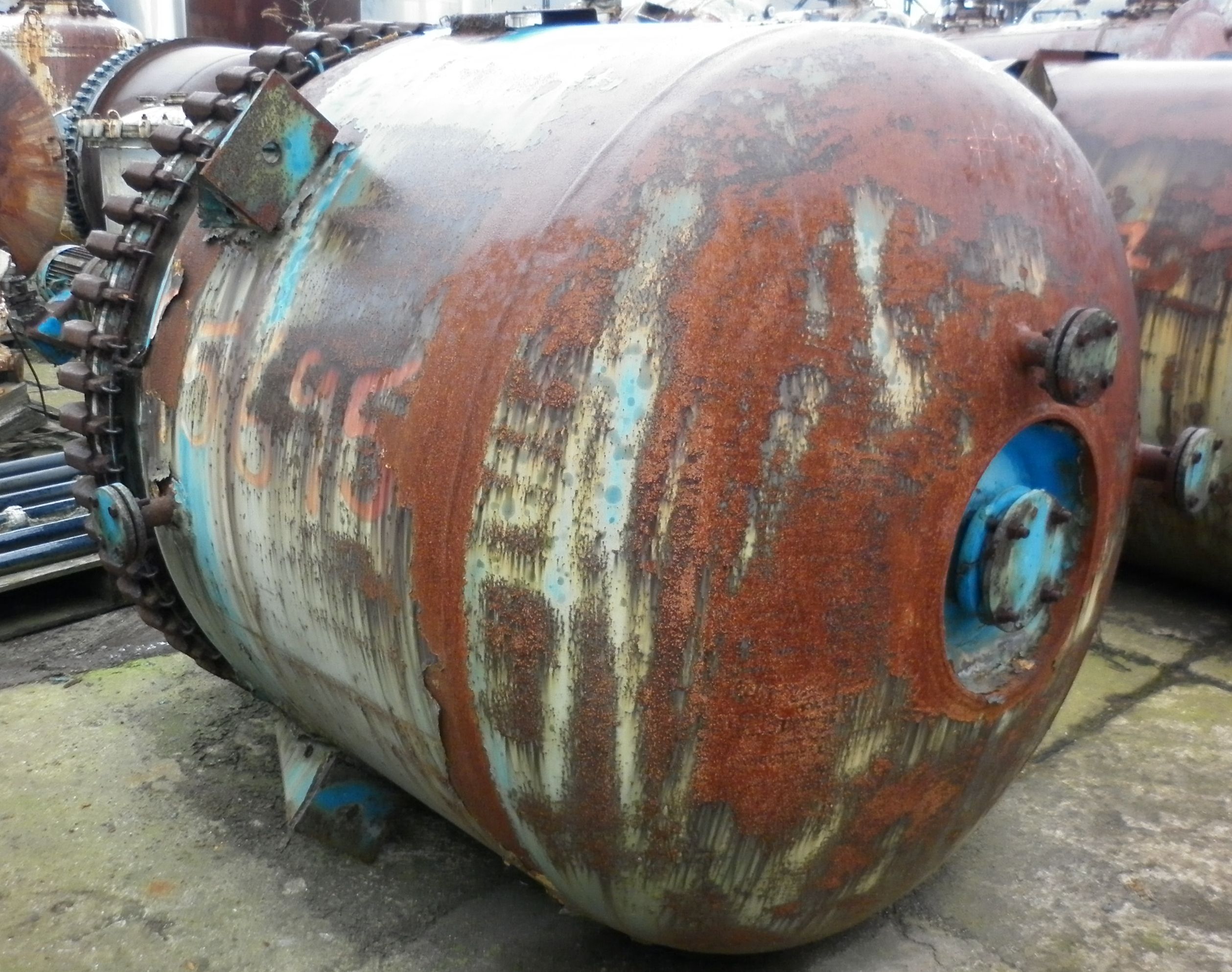 IPP# 95695, 1,476 L (390 gallons) Unused Glasslined Batch-Type Agitated Reactor For Sale