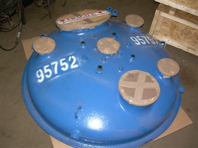 IPP# 95752, 1,136 L (300 gallons)  Glasslined Tank Cover Glass Lined Parts For Sale