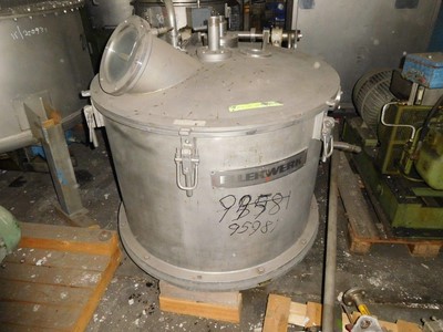 IPP# 95981, 800 mm (31.5 in)  Stainless Steel Austentic Manual Discharge-Top Centrifuge-Basket For Sale