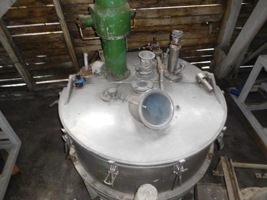 IPP# 95985, 1,250 mm (49.2 in)  Stainless Steel Other Manual Discharge-Top Centrifuge-Basket For Sale