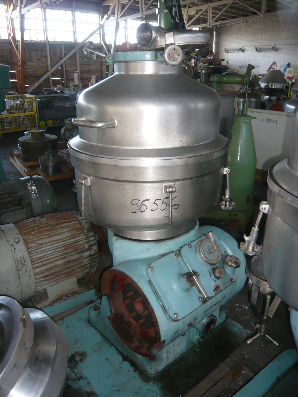 IPP# 96556, 45 kW (60.3 HP)  Stainless Steel 316  Centrifuge-Disc Bowl For Sale