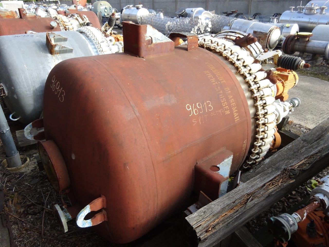 IPP# 96913, 757.1 L (200 gallons)  Glasslined Batch-Type Agitated Reactor For Sale