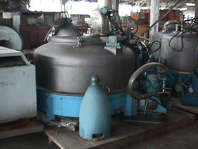 IPP# 96945, 1,250 mm (49.2 in)  Rubberlined Manual Discharge-Top Centrifuge-Basket For Sale