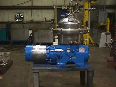 IPP# 96372, 11.2 kW (15 HP)    Centrifuge-Disc Bowl For Sale