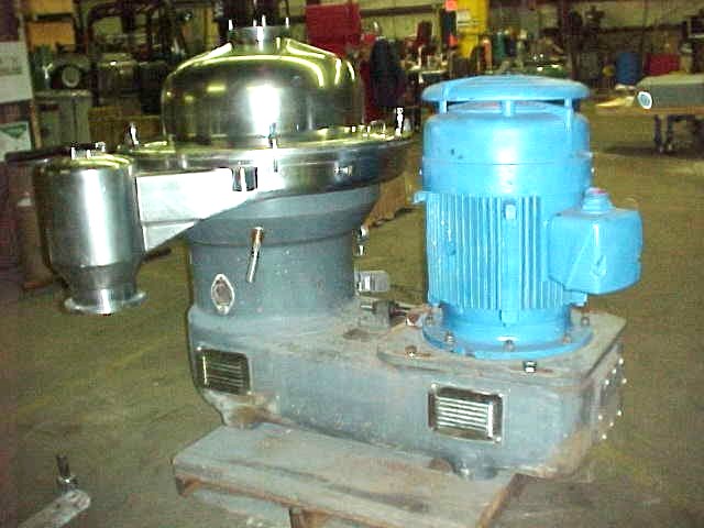 IPP# 98554, 44.7 kW (60 HP)  Stainless Steel 316  Centrifuge-Disc Bowl For Sale