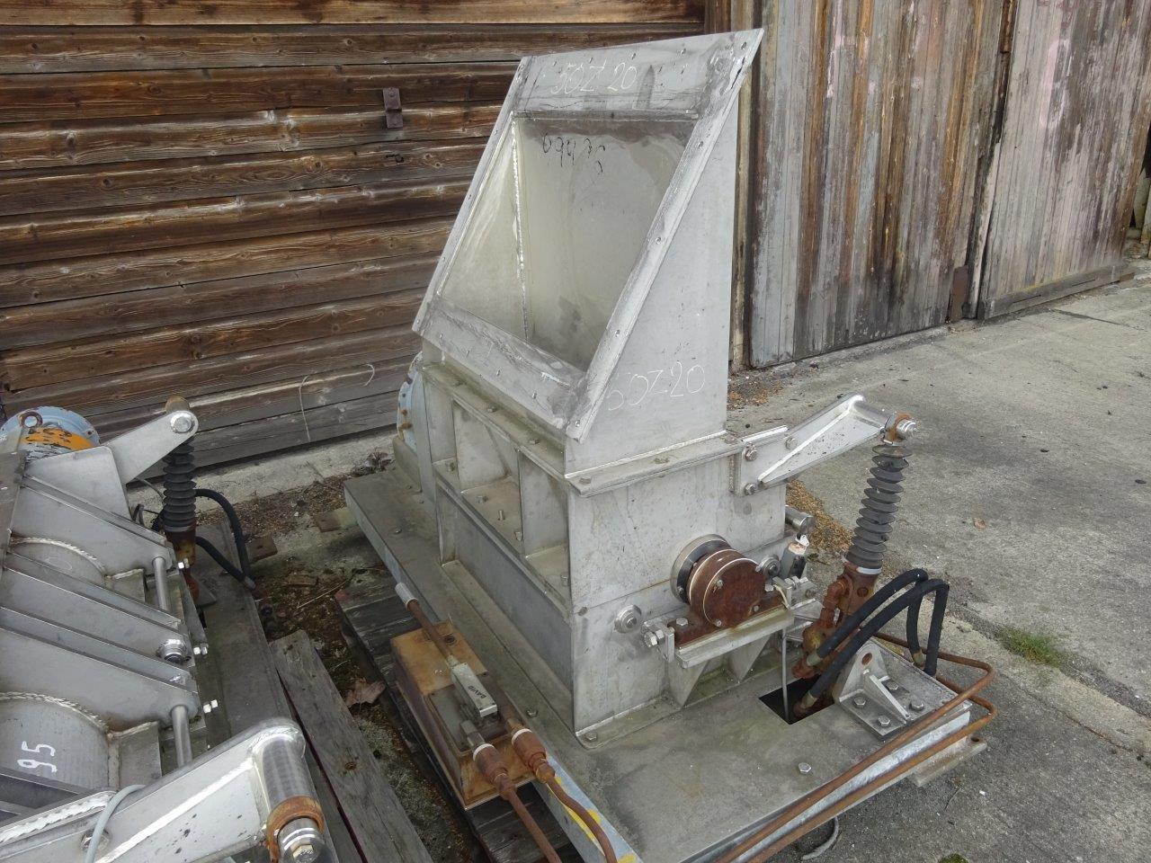 IPP# 99496, 15 kW (20.1 HP)  Stainless Steel Austentic Granulator/Disintegrator Pulverizer For Sale