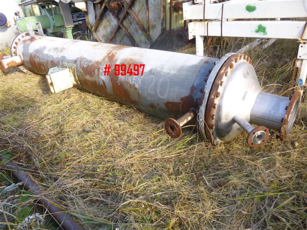 IPP# 99497, 120.7 m² (1,299 ft²)  Inconel Shell and Tube Heat Exchanger For Sale