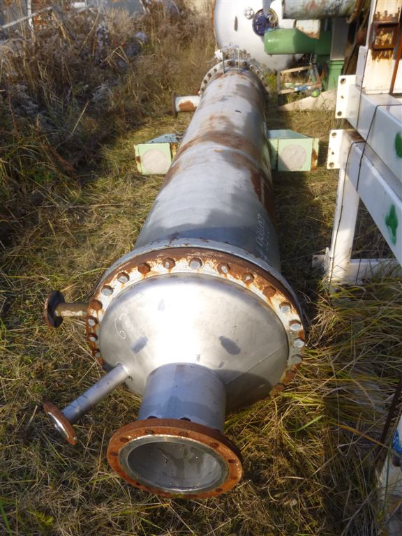 IPP# 99497, 120.7 m² (1,299 ft²)  Inconel Shell and Tube Heat Exchanger For Sale