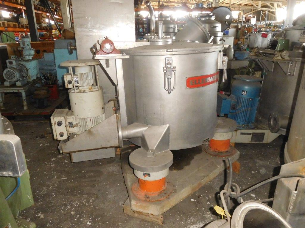 IPP# 99504, 500 mm (19.7 in)  Stainless Steel Austentic Manual Discharge-Top Centrifuge-Basket For Sale