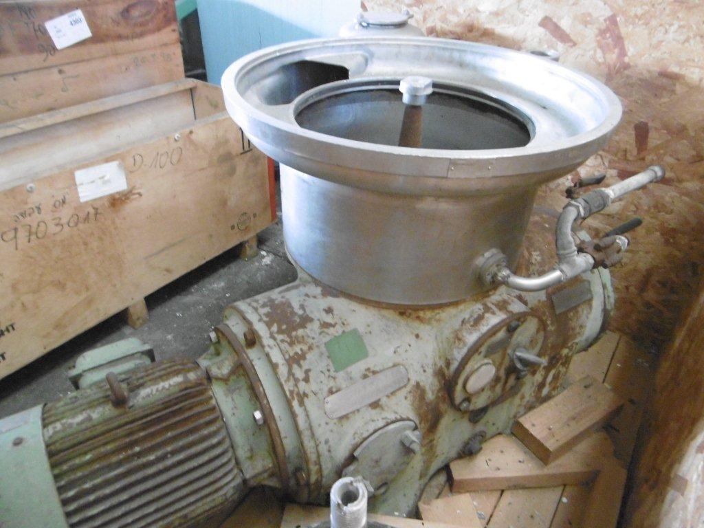 IPP# 99749, 7.5 kW (10.1 HP)    Centrifuge-Disc Bowl For Sale