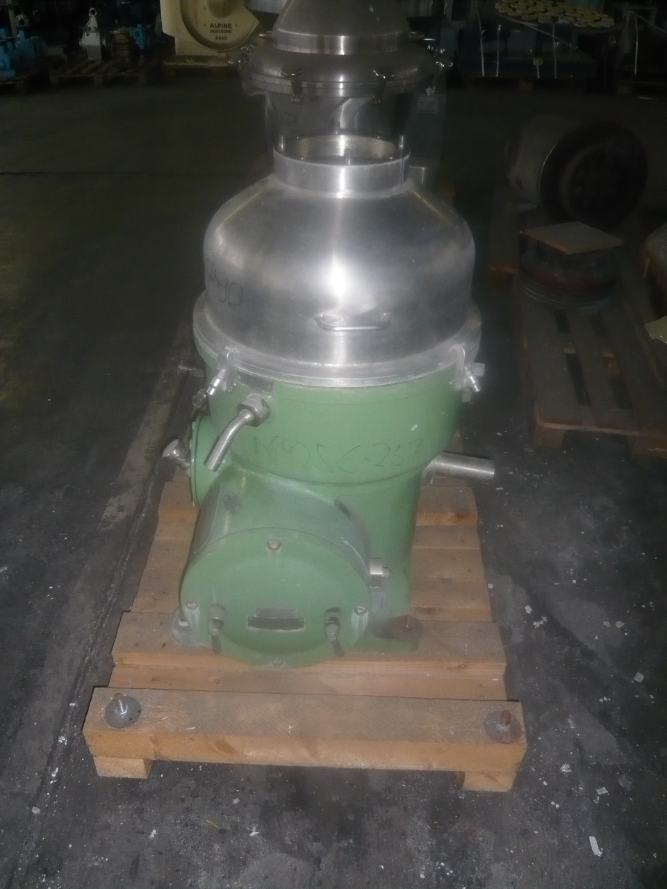 IPP# 99790, 11 kW (14.8 HP)  Stainless Steel 316  Centrifuge-Disc Bowl For Sale