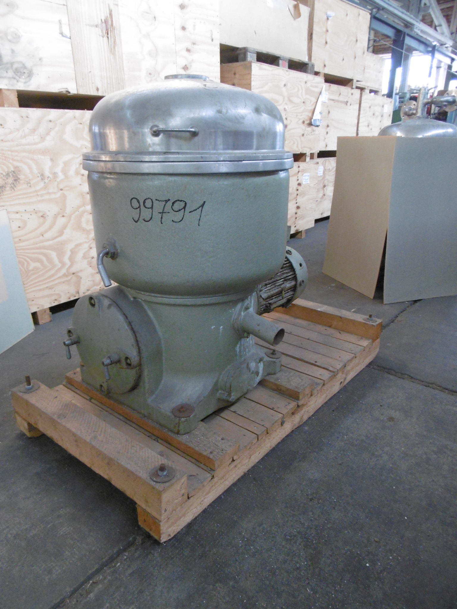 IPP# 99791, 11 kW (14.8 HP)  Stainless Steel 316  Centrifuge-Disc Bowl For Sale