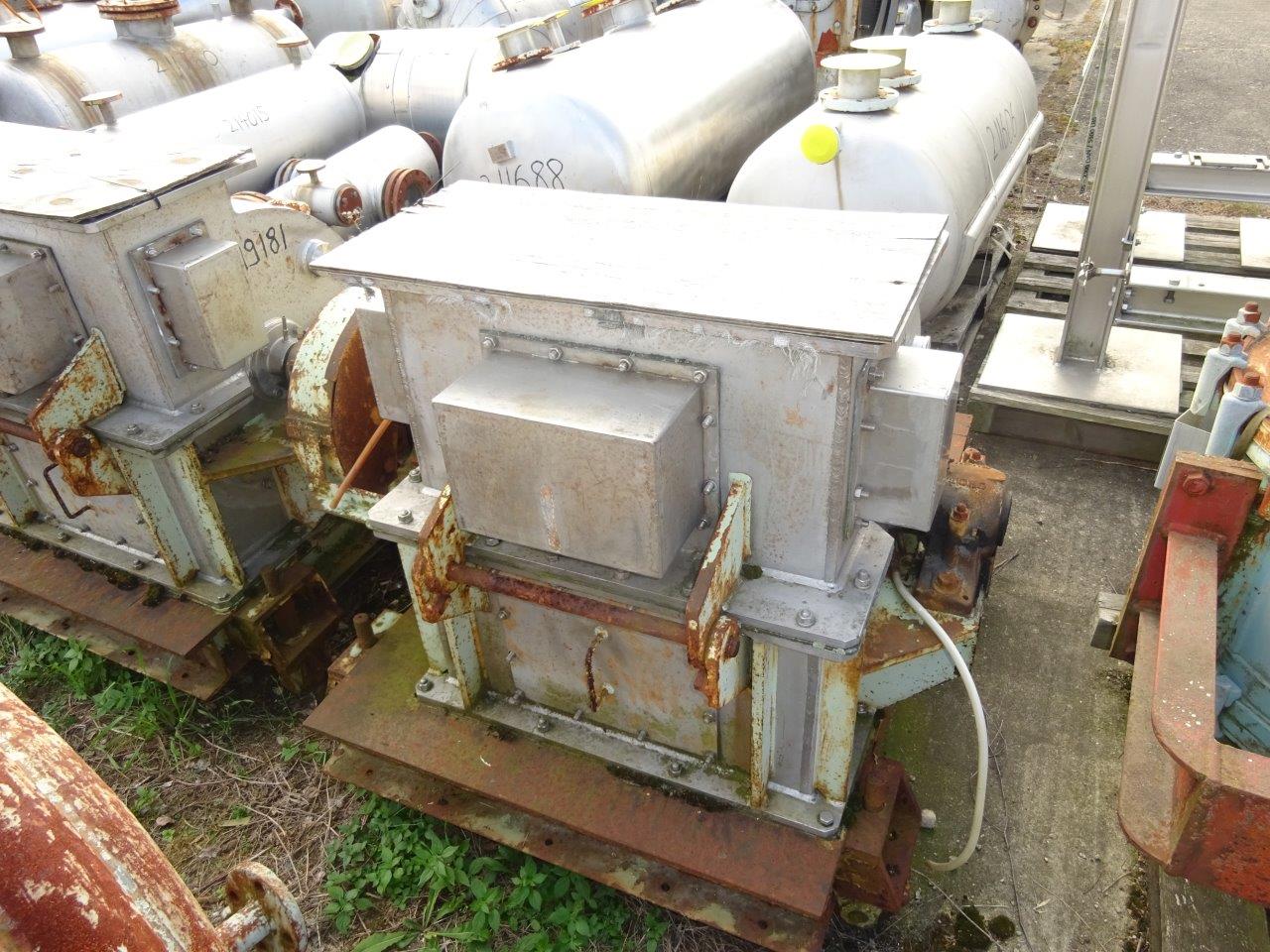 IPP# 99179, 3.7 kW (5 HP)  Stainless Steel 304 Granulator/Disintegrator Pulverizer For Sale