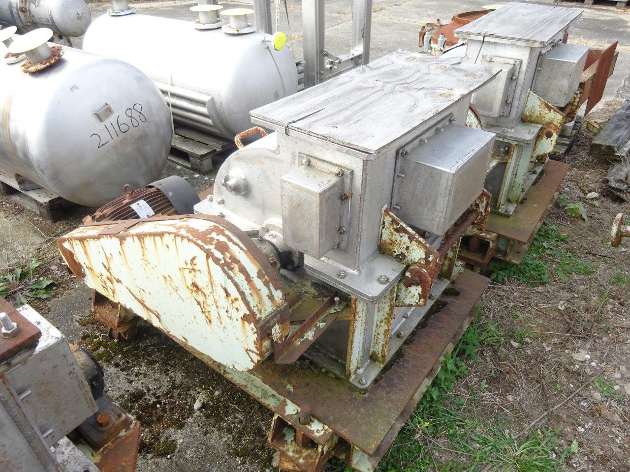 IPP# 99181, 3.7 kW (5 HP)  Stainless Steel 304 Granulator/Disintegrator Pulverizer For Sale